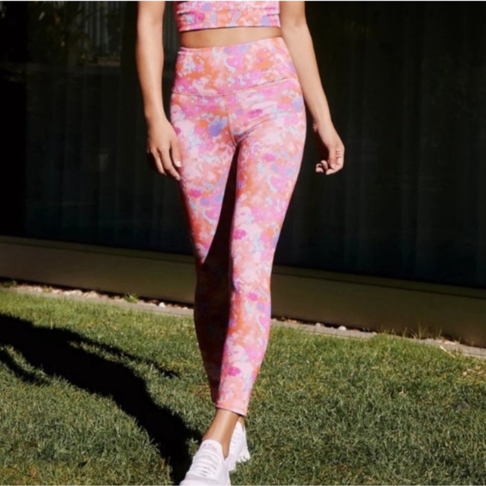 Anthropologie Daily Practice Liana Printed Leggings